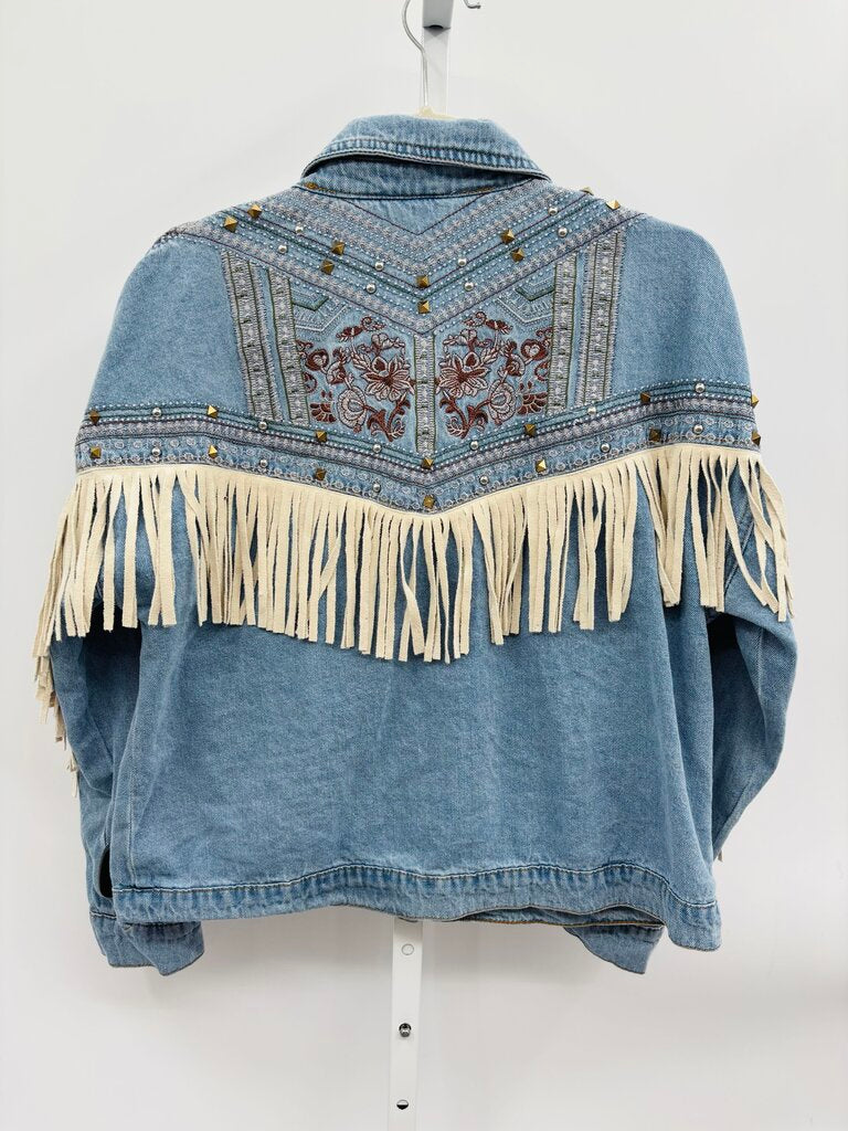 Midnight Velvet Jacket Denim L