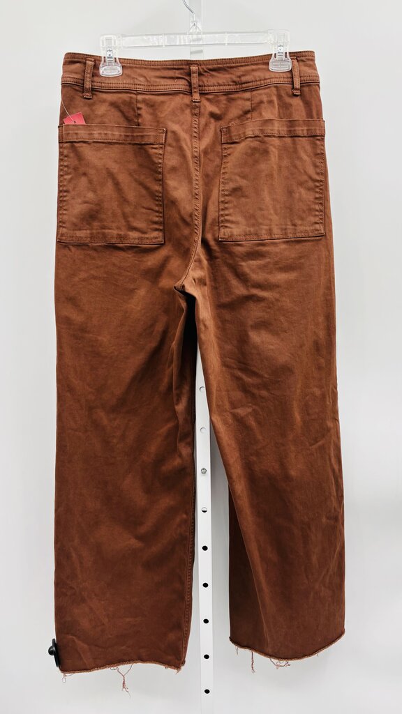 Oat New York Pants Wide Leg Brown 10