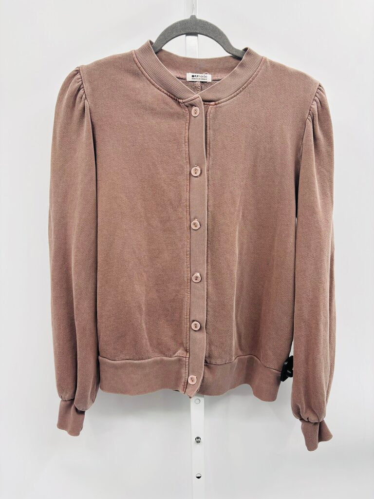 LA Made Cardigan Brown S