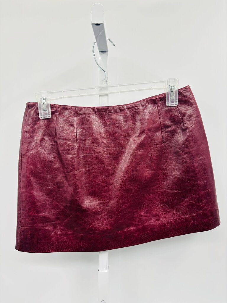 Hugo Buscati Skirt Burgundy 4
