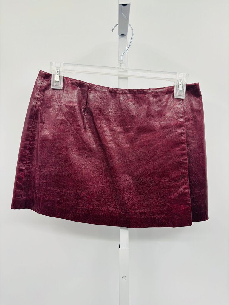 Hugo Buscati Skirt Burgundy 4