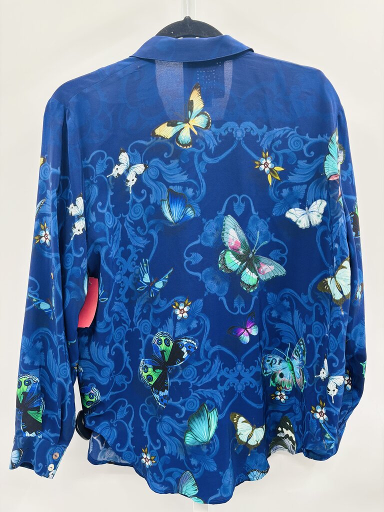 Johnny Was: Jade Blouse Navy S