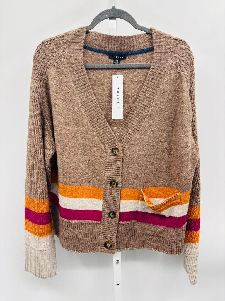 Tribal Cardigan Brown M