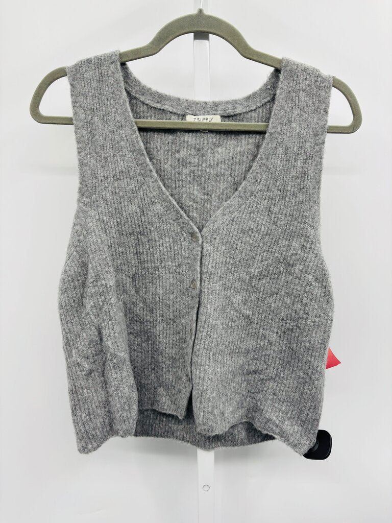 Z Supply Vest Grey S
