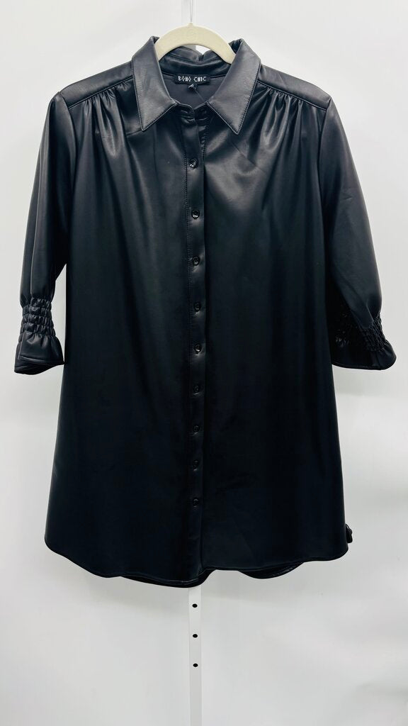 Boho Chic Dress Black M