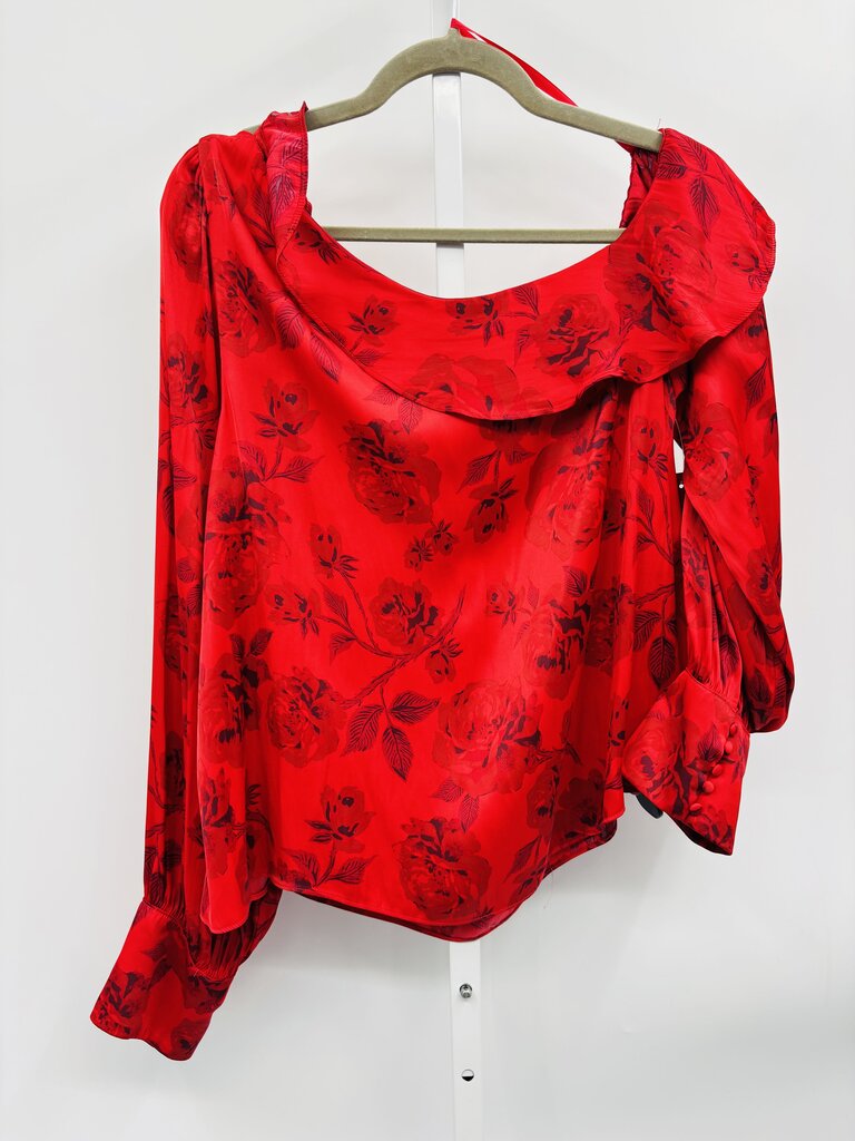 Free People Blouse Red L