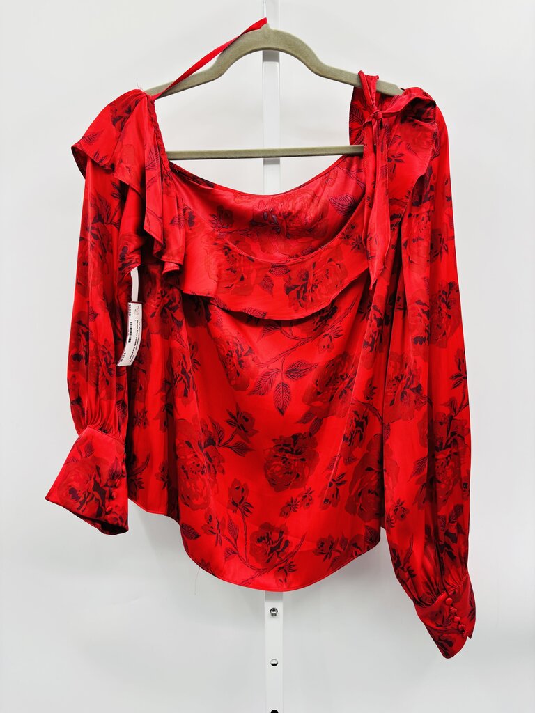 Free People Blouse Red L