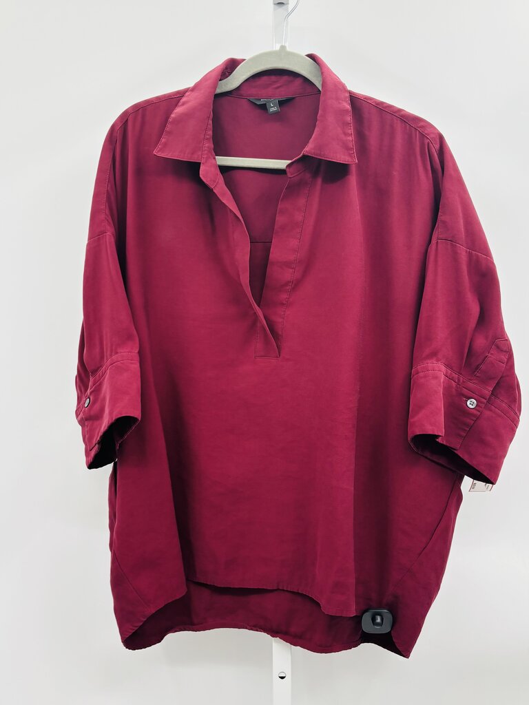 Banana Republic Outlet Top Burgundy L