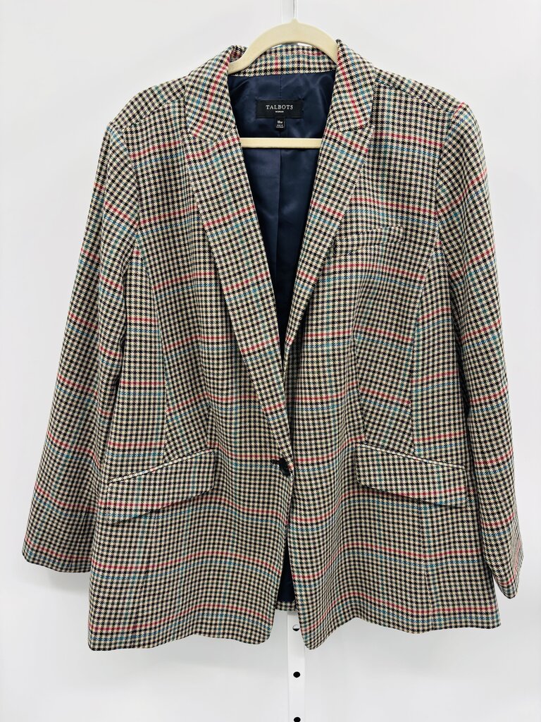 Talbots Blazer Plus Beige 18