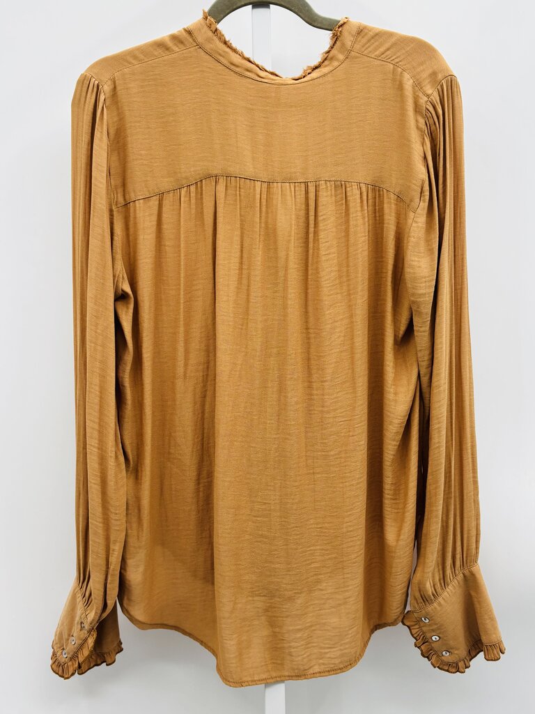 Free People Blouse Tan L