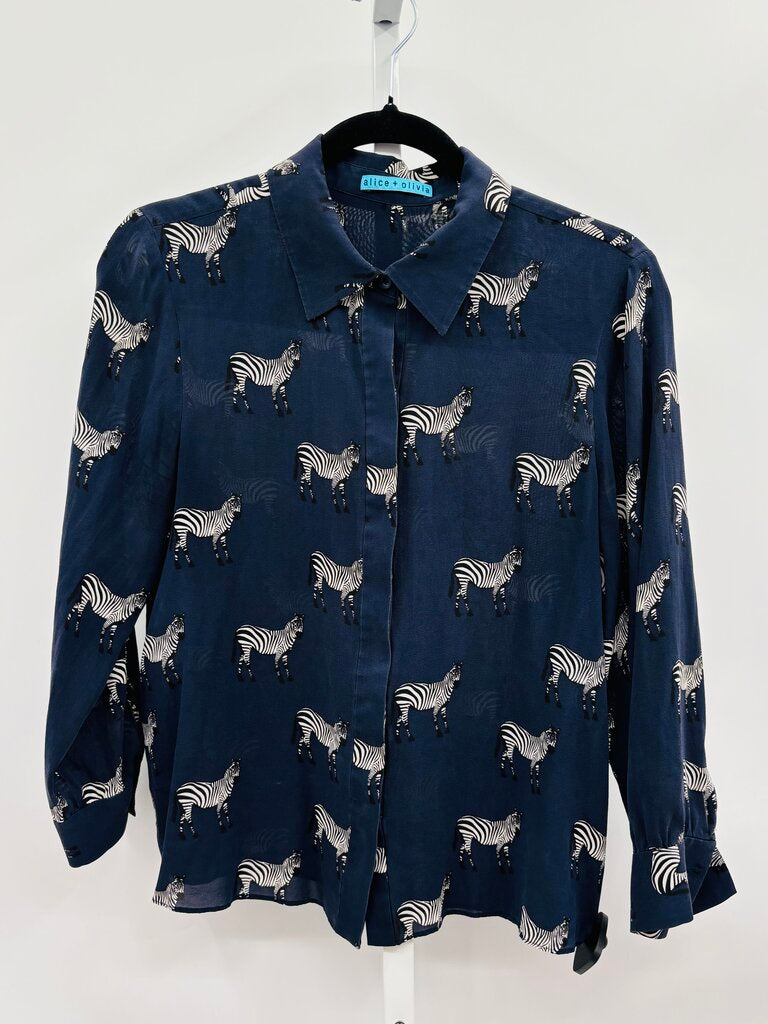 Alice + Olivia Blouse Navy S