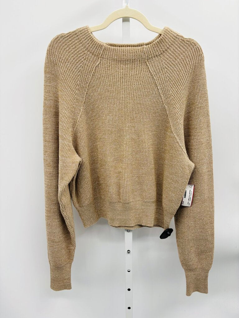 Free People Sweater Tan M