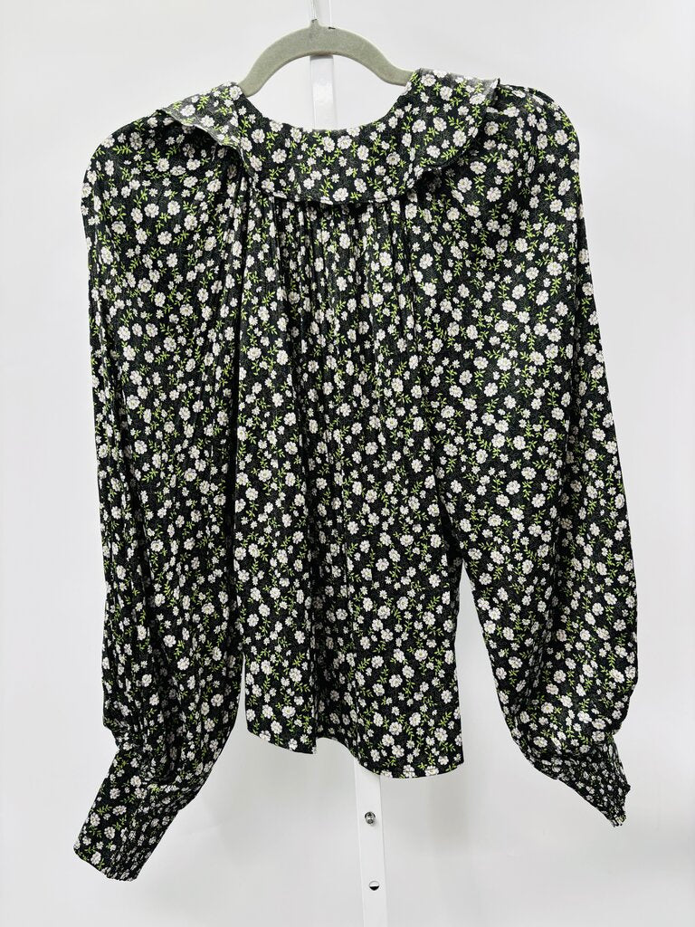 Anthropologie Blouse Green XS