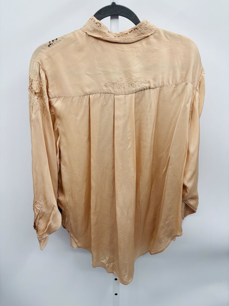 Free People Blouse Beige M