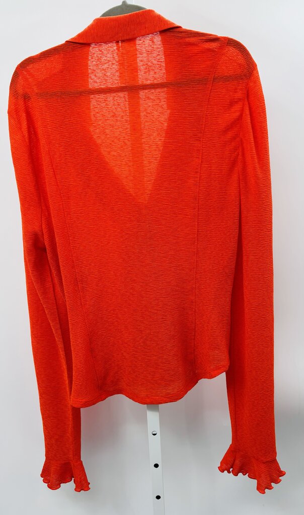 Anthropologie Blouse Orange L