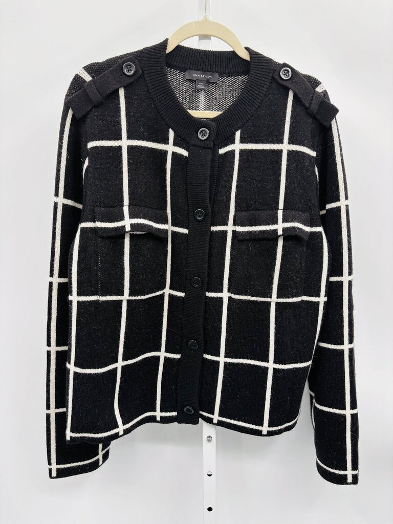 Ann Taylor Cardigan Plus Black XXL