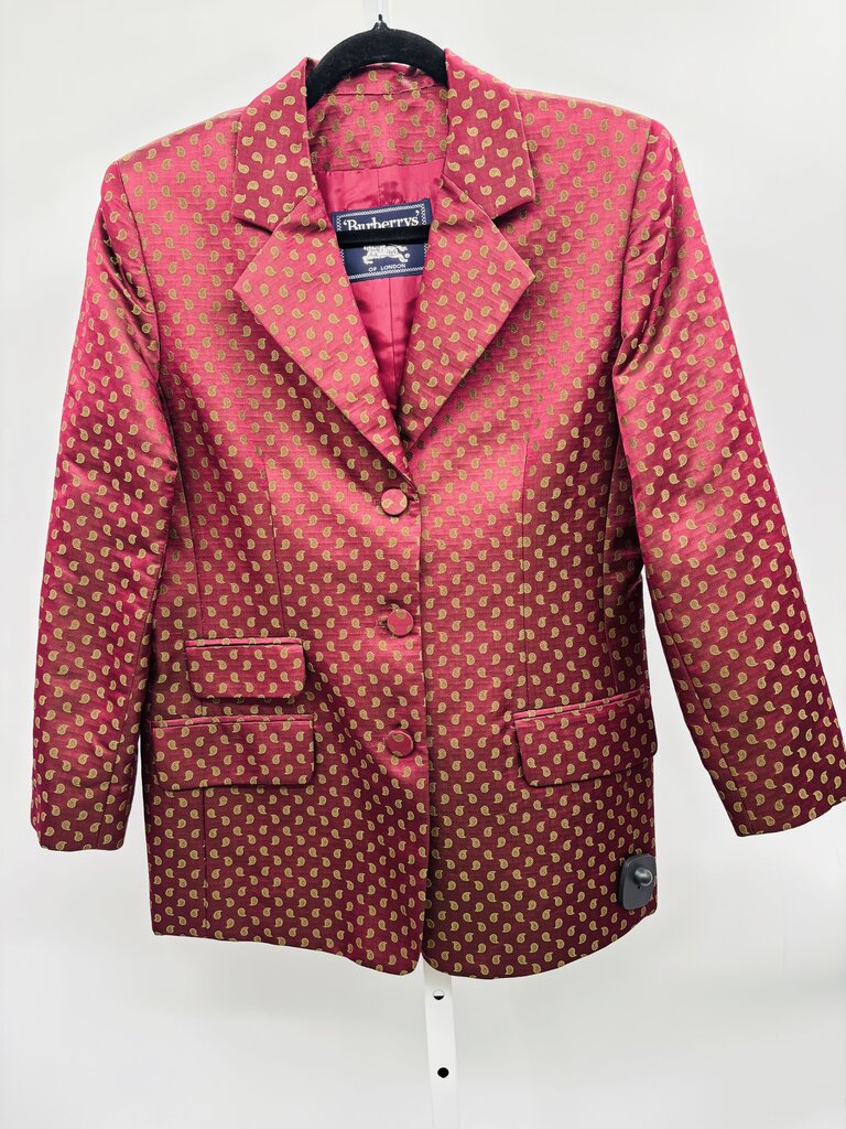 Burberry's Blazer Burgundy 10