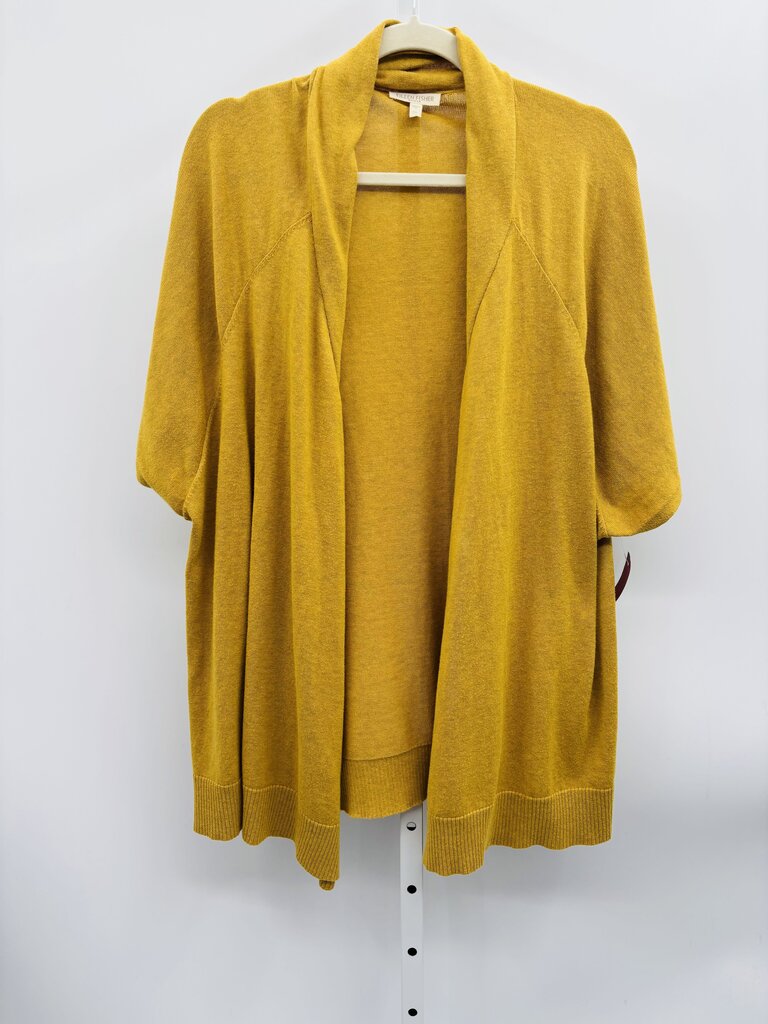 Eileen Fisher Cardigan Plus Yellow 1X