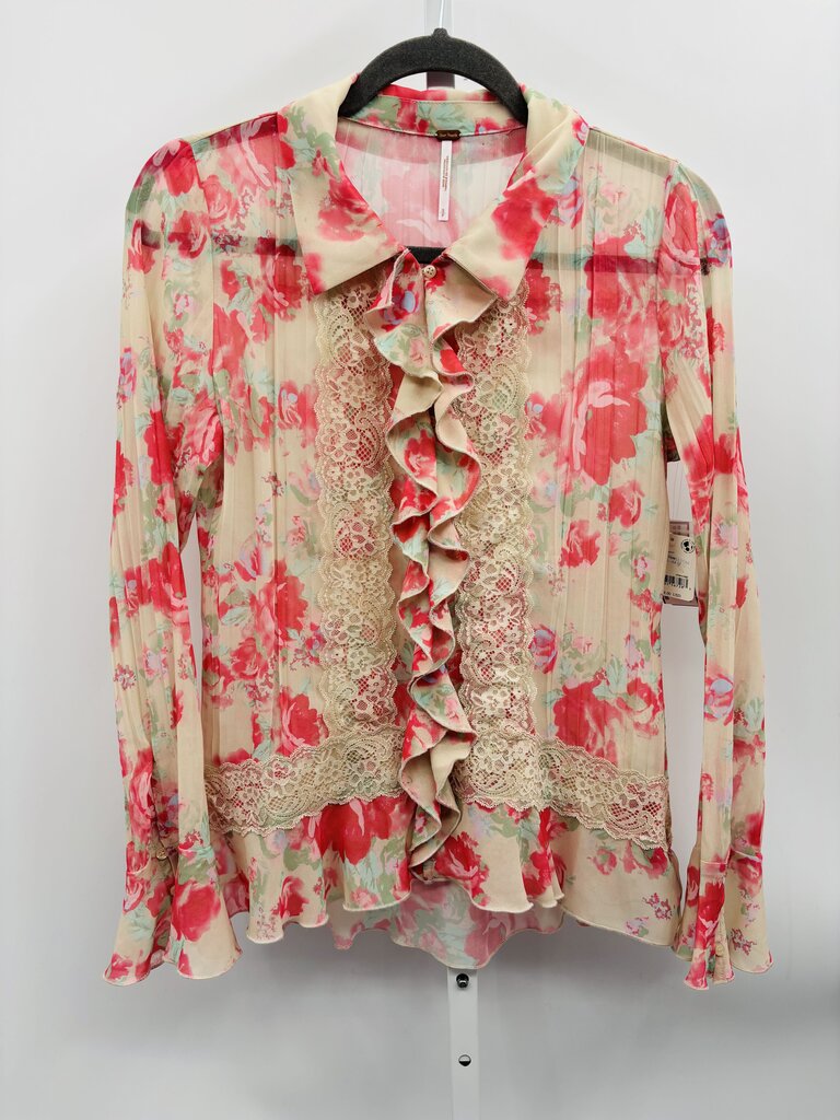 Free People Blouse Pink S