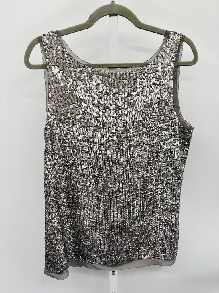 Talbots Top Silver 14