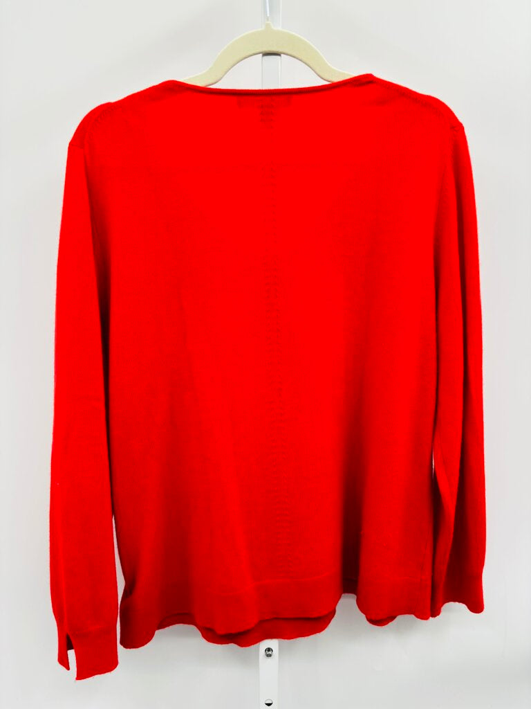 Neiman Marcus Sweater Red XL