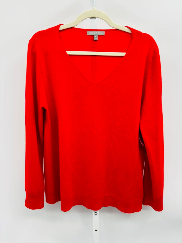 Neiman Marcus Sweater Red XL