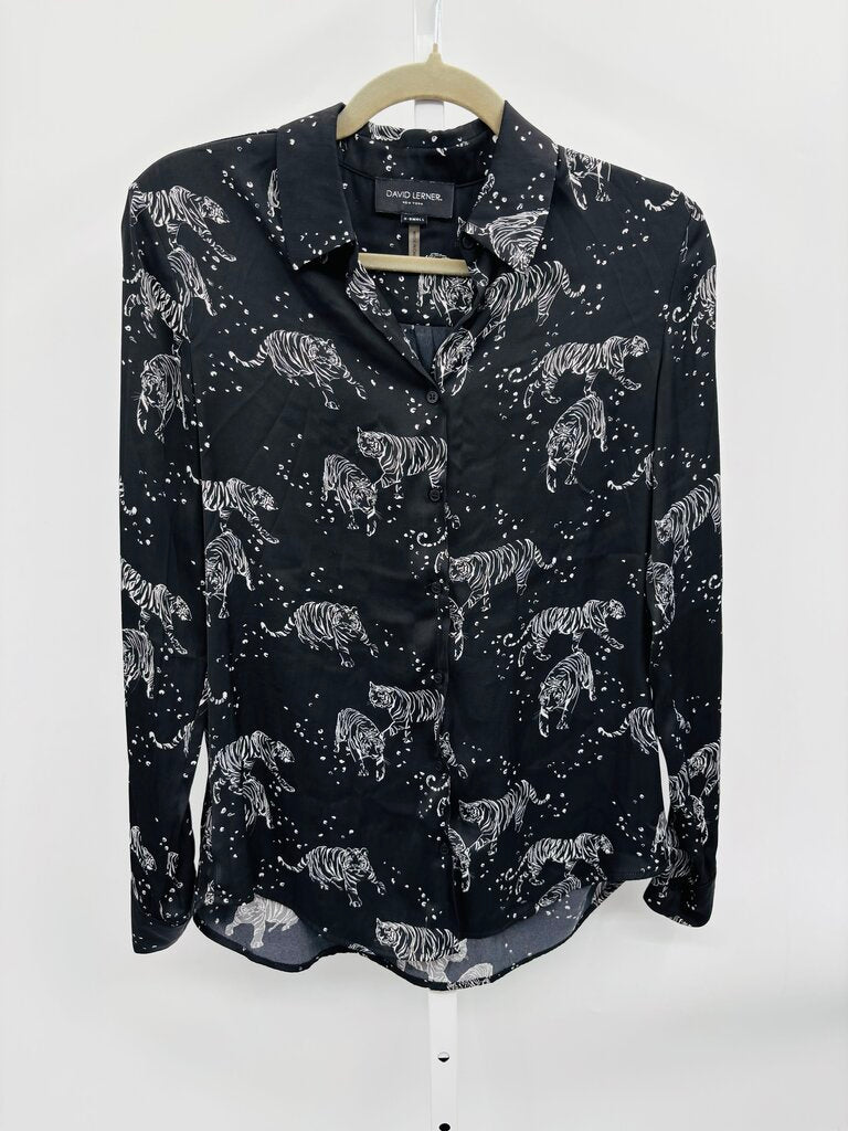 David Lerner Blouse Black XS