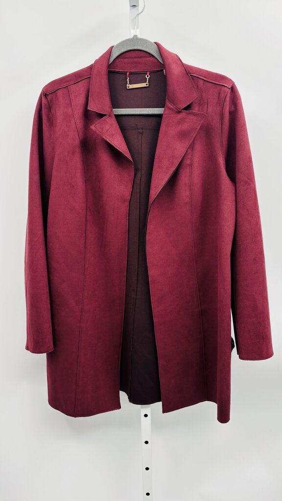 T Tahari Jacket Burgundy S