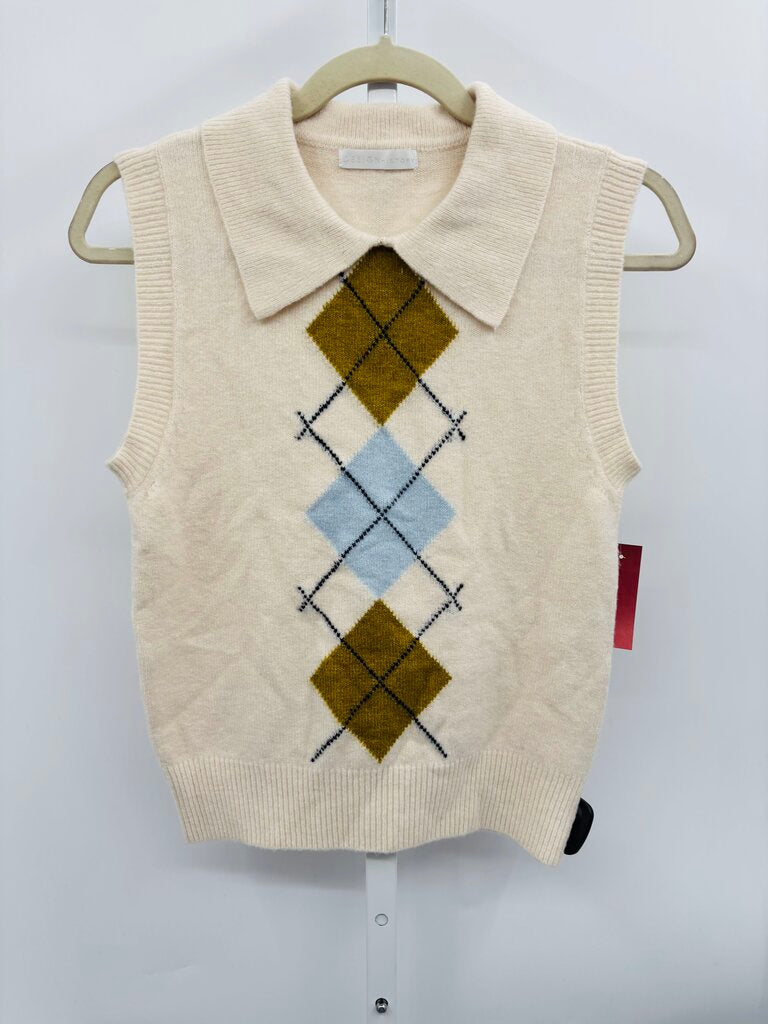 Design History Sweater Vest Beige M