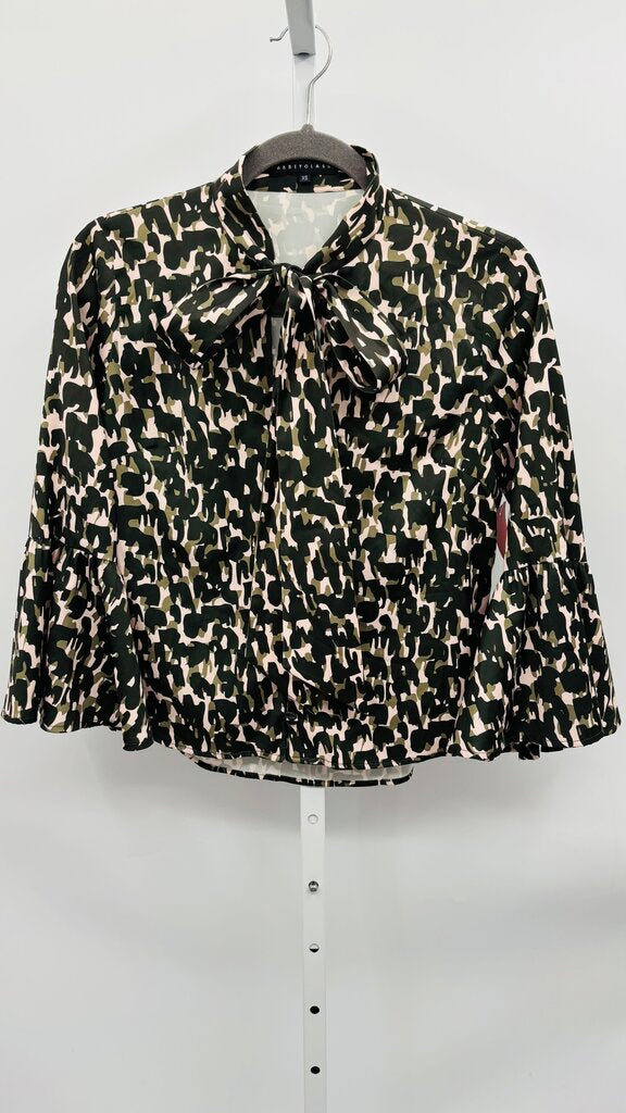 Abbey Glass Blouse Green XS