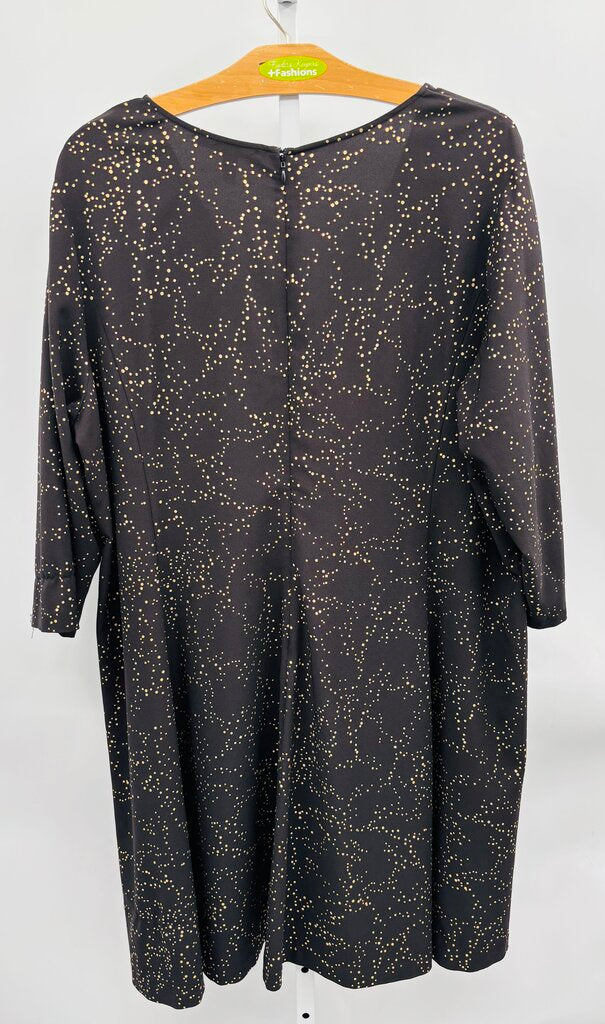 Hutch Dress Plus Black 4X