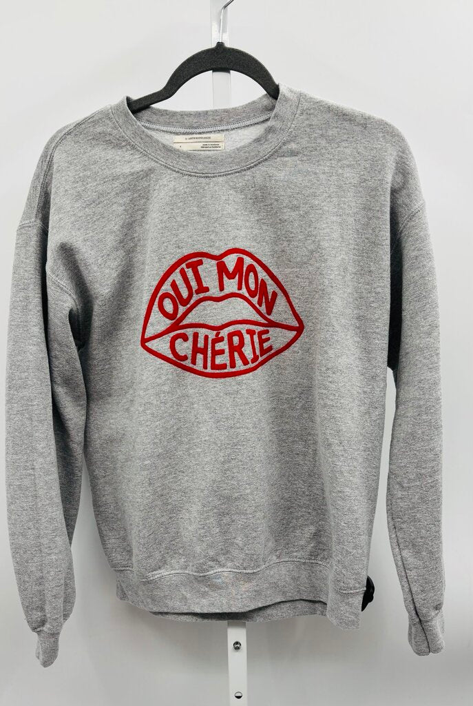 Anthropologie Sweatshirt Grey S
