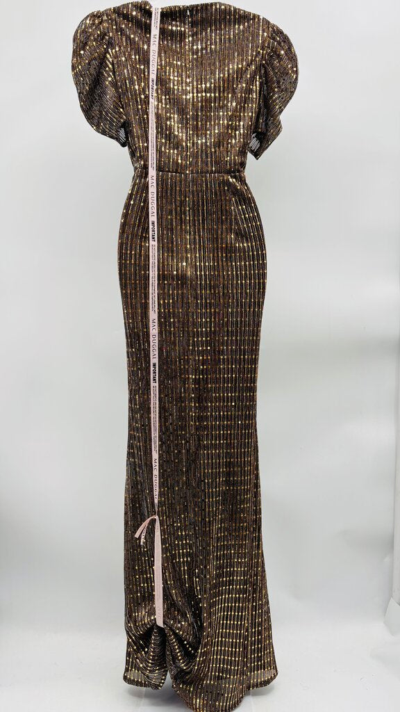Ieena: Mac Duggal Formal Dress Gold 4