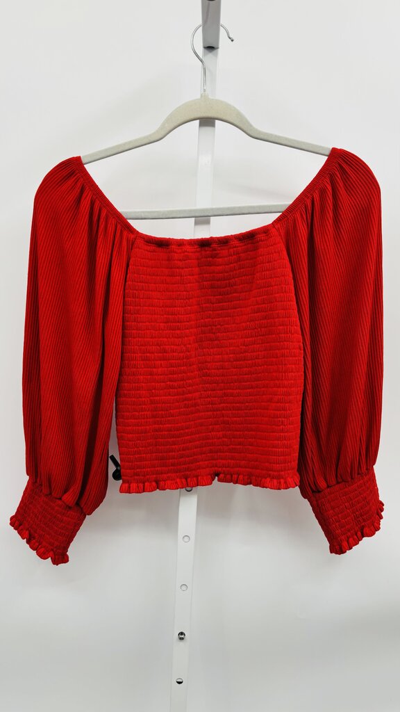 Anthropologie Top Red XS