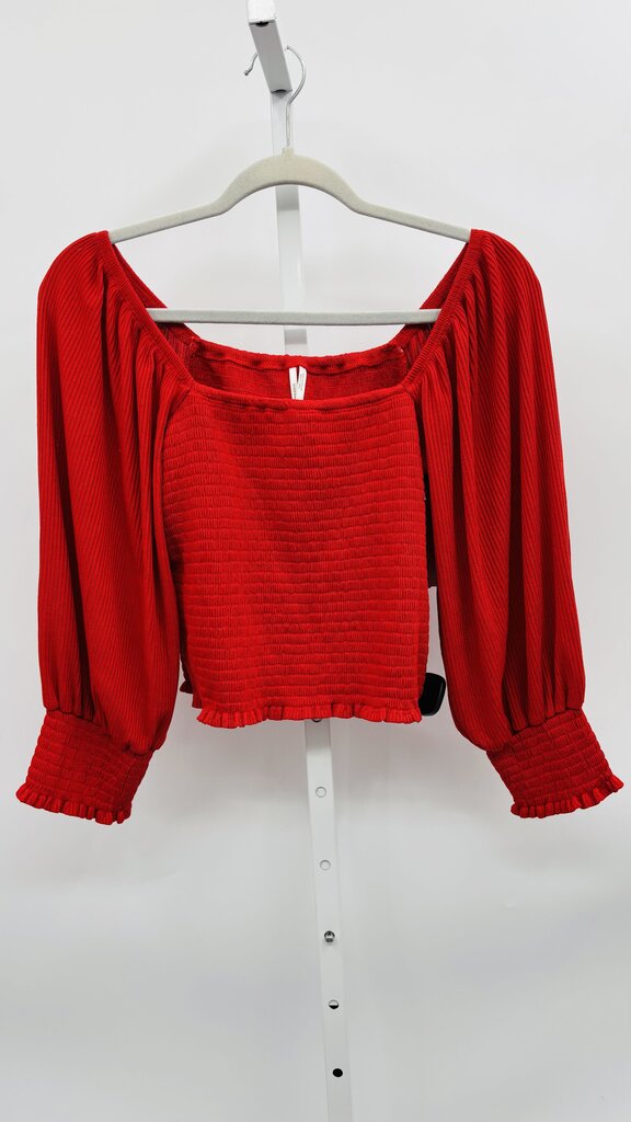 Anthropologie Top Red XS