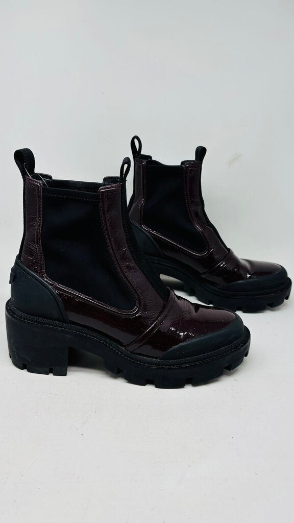 Tory Burch Ankle Boots Burgundy 9