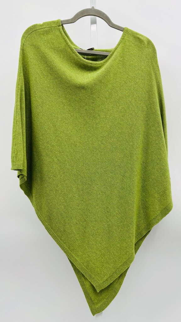 Cashmere Poncho Green OS