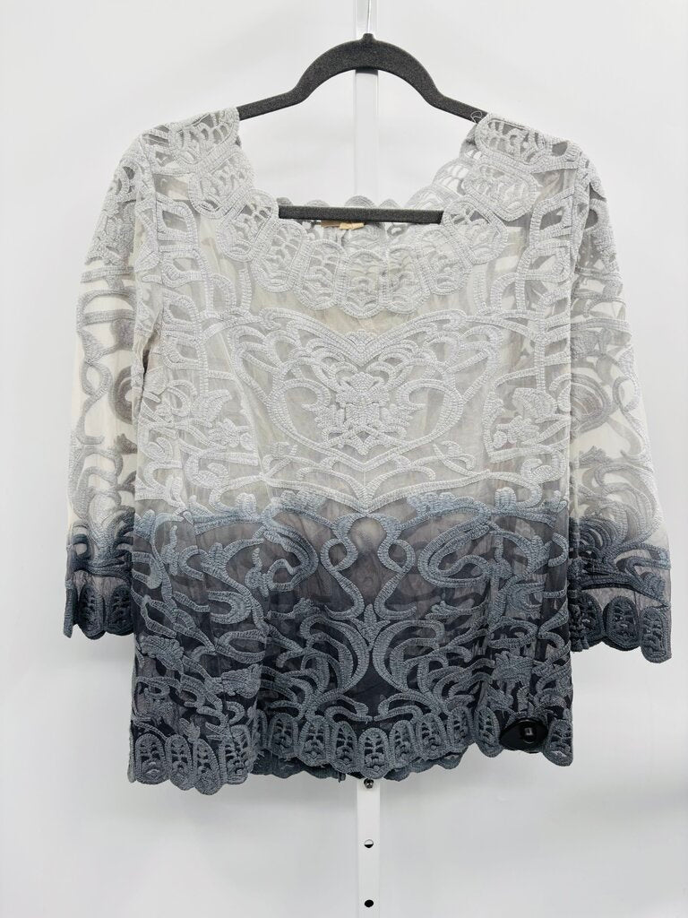 Meadow Rue Top Grey M