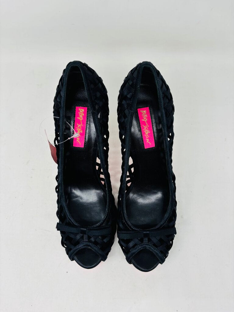 Betsey Johnson Heels Black 8