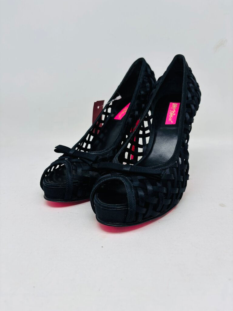 Betsey Johnson Heels Black 8
