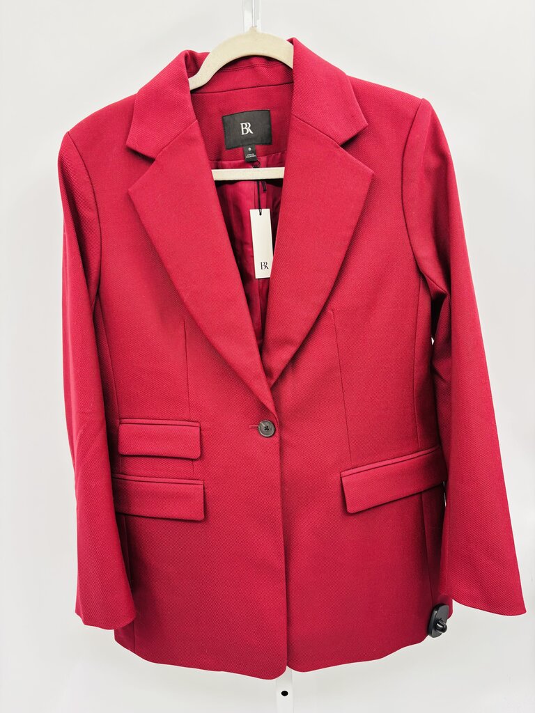 Banana Republic Blazer Burgundy 8