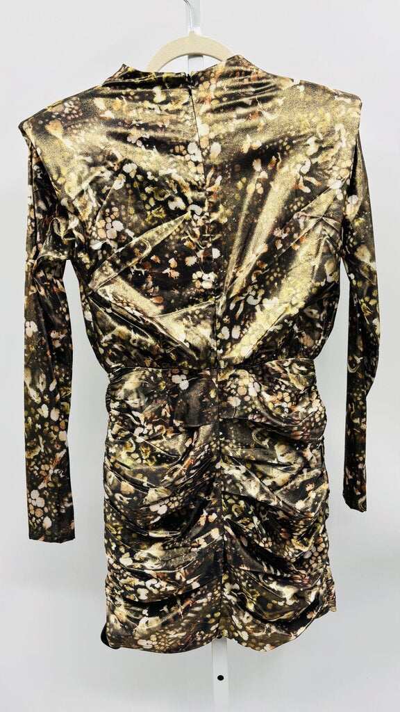 Allsaints Dress Gold 2