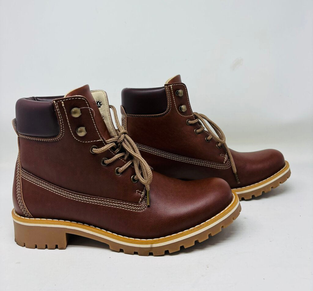 Will's Vegan Store Ankle Boots Brown 8.5