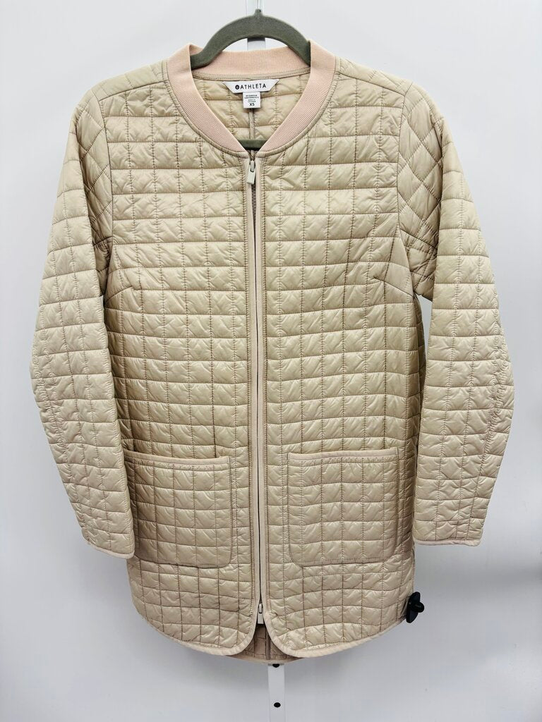 Athleta Coat Beige XS