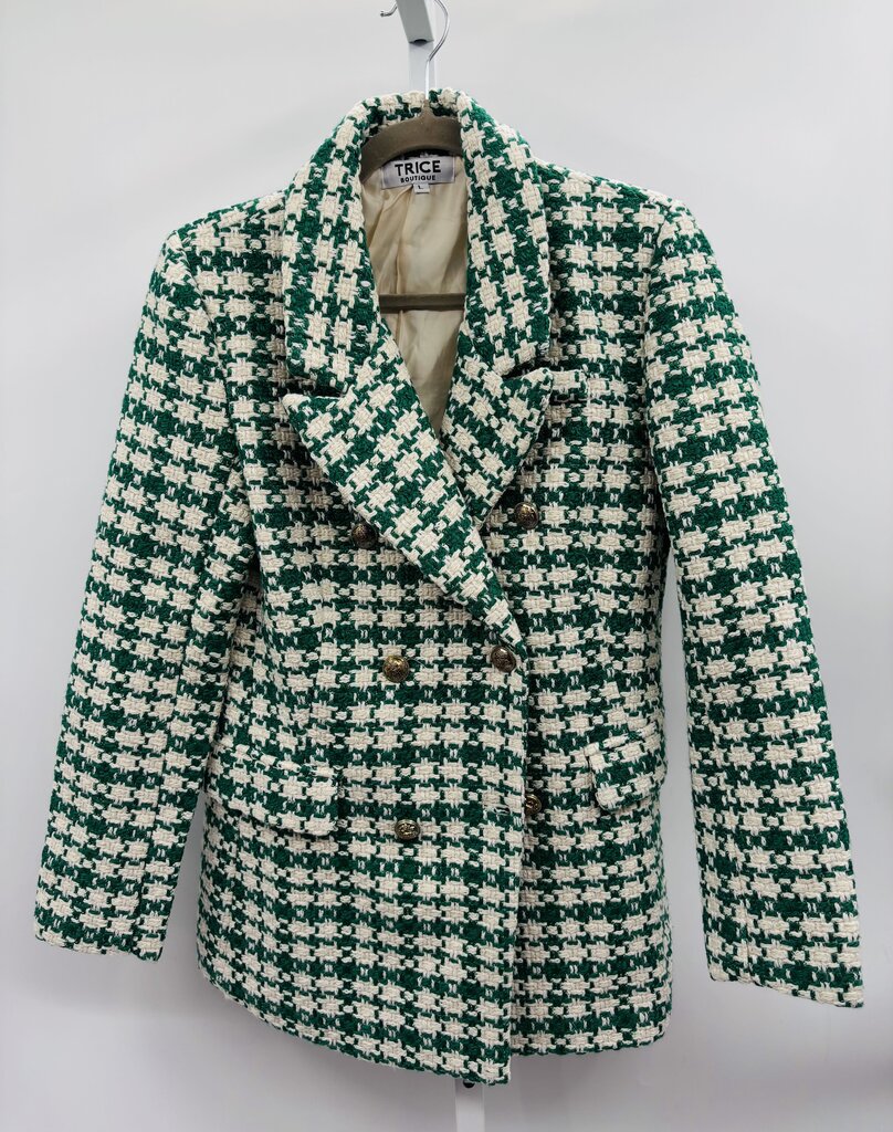 Trice Boutique Blazer Green L