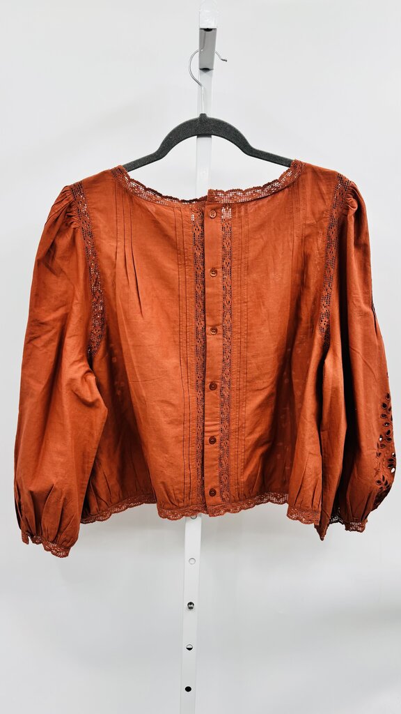 Sezane Blouse Brown 14