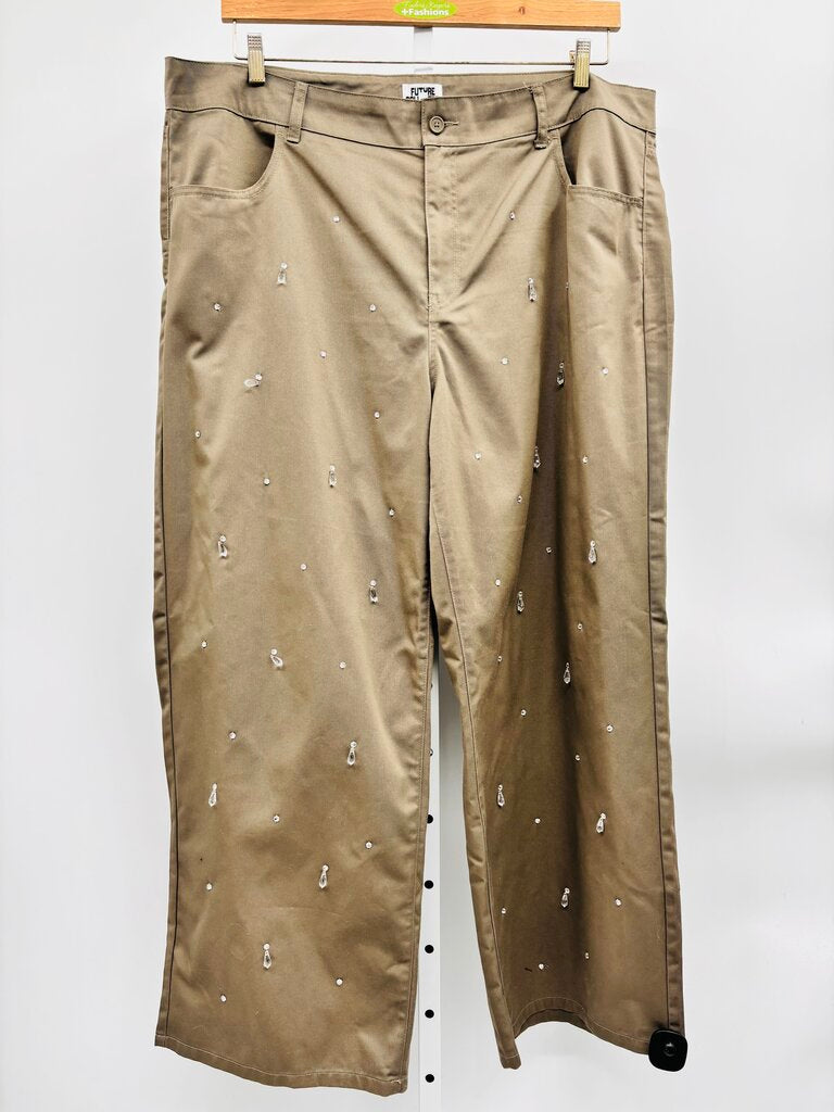 Future Collective Pants Set Plus Brown XXL