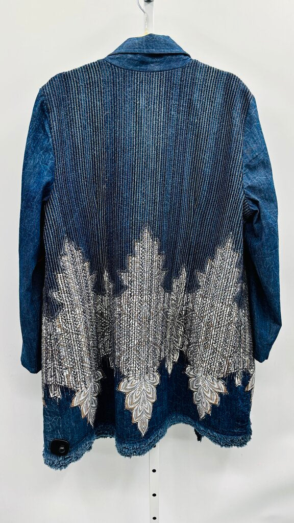 Chico’s Jacket Denim L