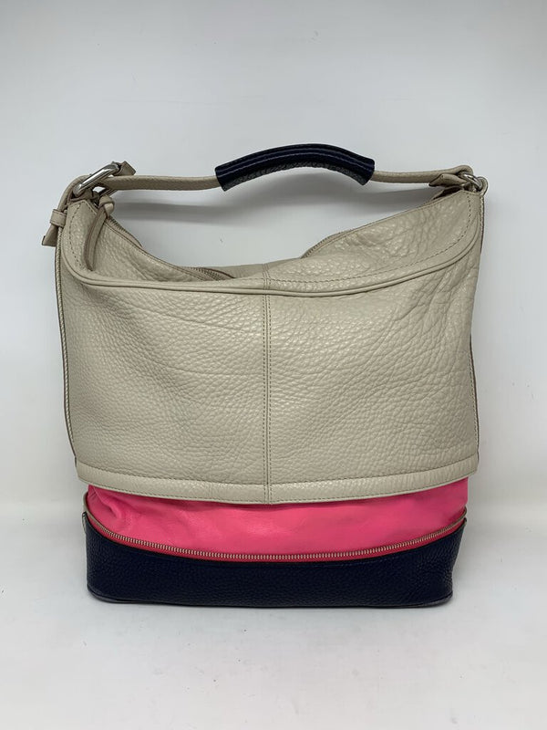 DvF Handbag Beige/Pink/Navy