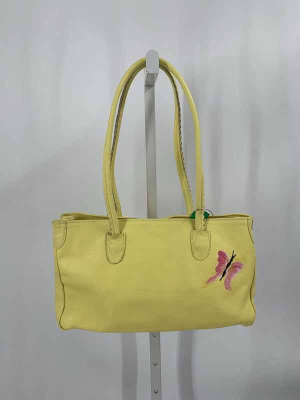 Cecconi Piero Handbag Yellow/Pink